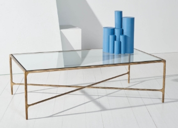 Kristie Rectangle Metal Coffee Table
