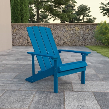 Blue Wood Adirondack Chair