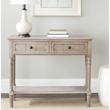 Otto 2 Drawer Console - Vintage Grey