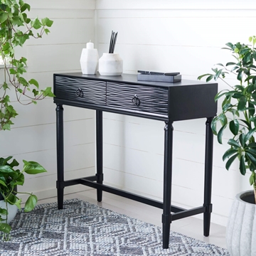 Autumn 2 Drawer Console Table - Black