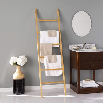 Bedwell Freestanding Wooden Ladder Rack