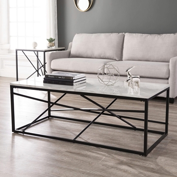 Arendale Faux Marble Cocktail Table