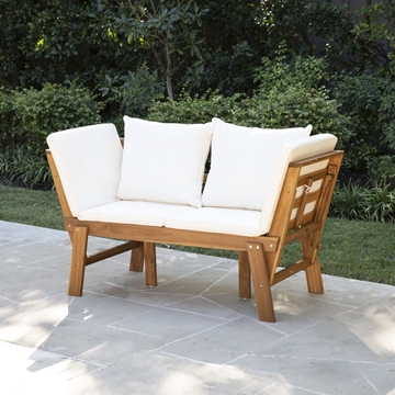 Dolavon Outdoor Convertible Lounge Chair