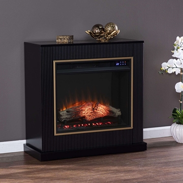 Crittenly Contemporary Electric Fireplace with Touch Screen Control Panel
