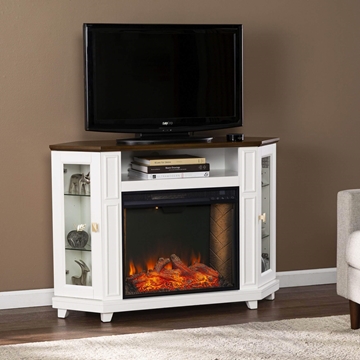 Dilvon Smart Fireplace with Media Storage